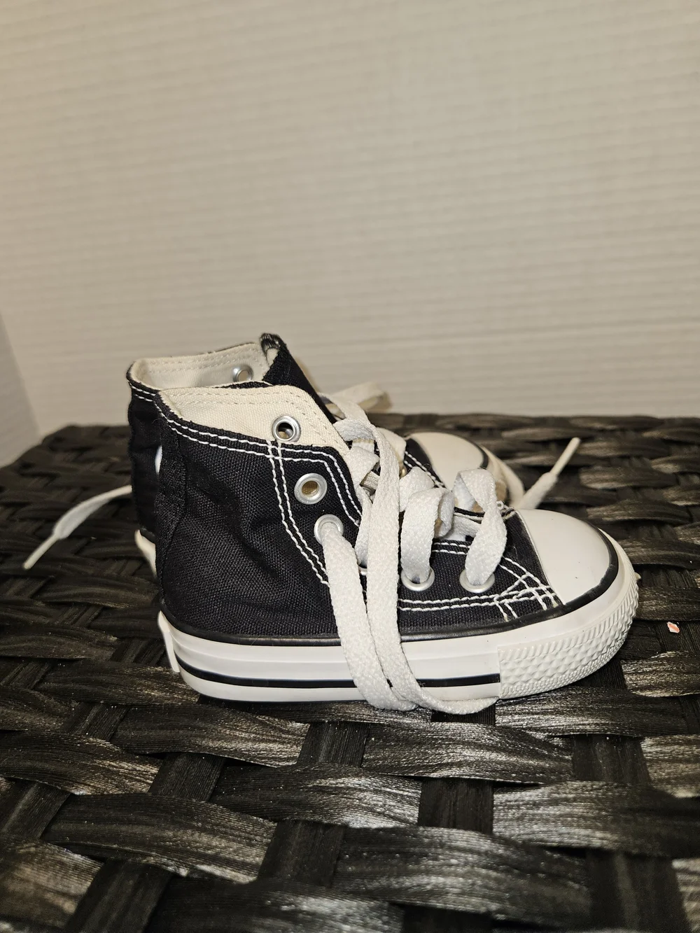 Converse Kids Black and White High-Top Sneakers